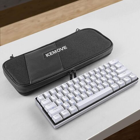 KEMOVE Keyboard Carrying Case, Portable Mechanical Keyboard Case, Durable Exterior, Zipper Enclosure, Mesh Interior Pocket for 60 to 72 Keys Wired/Wireless Bluetooth Mechanical Gaming Keyboard in Kuwait