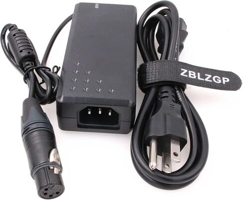XLR 4 Pin 16V 10A AC DC Power Supply Adapter, Professional 160W Camera Power Charger for Venice 2 Burano Sony PMW-F5 PMW-F55 PMW-F3 Canon C300 III C400 C500 II C700 Panasonic HPX370 VariCam LT in Saudi Arabia