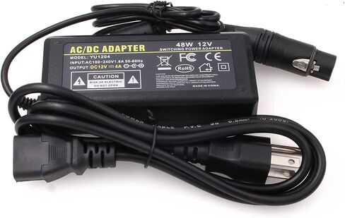 XLR 4 Pin 16V 10A AC DC Power Supply Adapter, Professional 160W Camera Power Charger for Venice 2 Burano Sony PMW-F5 PMW-F55 PMW-F3 Canon C300 III C400 C500 II C700 Panasonic HPX370 VariCam LT in Saudi Arabia