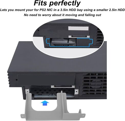دعامة محرك الأقراص الصلبة مقاس 2.5 بوصة لجهاز PS2، دعامة مطبوعة ثلاثية الأبعاد HDD SSD، دعامة تثبيت محرك القرص الصلب لوحدة التحكم PS2 SCPH 30000 SCPH 50000 (أخضر) in Saudi Arabia