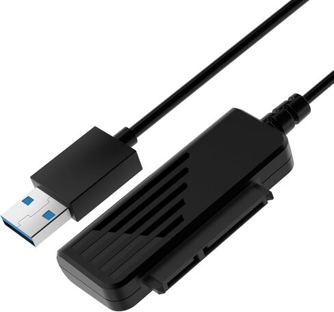 SSD SATA Adaper USB 3.0 إلى SATA III لـ 2.5 بوصة SSD & HDD 9.5 مم 7 مم حاوية القرص الصلب الخارجي تدعم بحد أقصى 6 تيرابايت مع UASP in Kuwait
