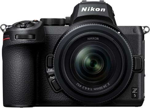 Nikon Z5 Mirrorless Camera with NIKKOR Z 24-50mm Lens and FTZ Mount Adapter Bundle (2 Items) in Saudi Arabia