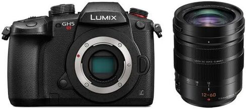 كاميرا باناسونيك لوميكس DC-GH5S الرقمية بدون مرآة مع مجموعة عدسات Leica DG Vario-Elmarit مقاس 12-60 مم in Saudi Arabia