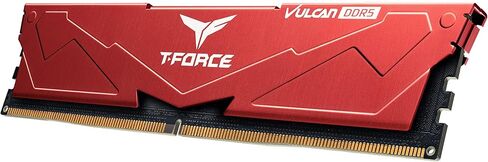 TEAMGROUP T-Force Vulcan DDR5 32GB (2x16GB) 6000MHz (PC5-48000) CL38 وحدة ذاكرة سطح المكتب رام (أسود) لمجموعة شرائح 600 700 XMP 3.0 جاهزة - FLBD532G6000HC38ADC01 in Kuwait