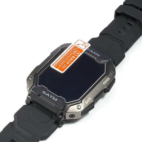 2-Pack Screen Protector, Compatible with Kospet Tank M1 Smartwatch Smart Watch TPU Film Protectors StickerTempered Glass in Kuwait