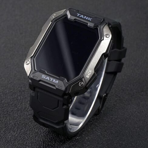 2-Pack Screen Protector, Compatible with Kospet Tank M1 Smartwatch Smart Watch TPU Film Protectors StickerTempered Glass in Kuwait