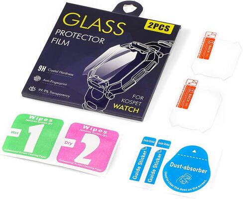 2-Pack Screen Protector, Compatible with Kospet Tank M1 Smartwatch Smart Watch TPU Film Protectors StickerTempered Glass in Kuwait