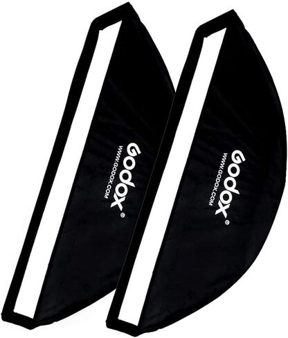 Godox Strip Softbox 35 x 160cm Honeycomb Grid Softbox & Bowens Mount Speedring Bowens Mount for Studio Strobe Flash Light Speedlight Speedlite (2PCS) in Saudi Arabia