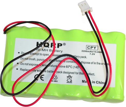 HQRP Battery 2200mAh Compatible with Ademco Honeywell Lynx LYNXRCHKITHC LYNXRCHKIT-HC K5109 781410403291 55026089 WALYNX-RCHB-SC WALYNXRCHBSC LYNXRCHKIT-SC Replacement in Kuwait