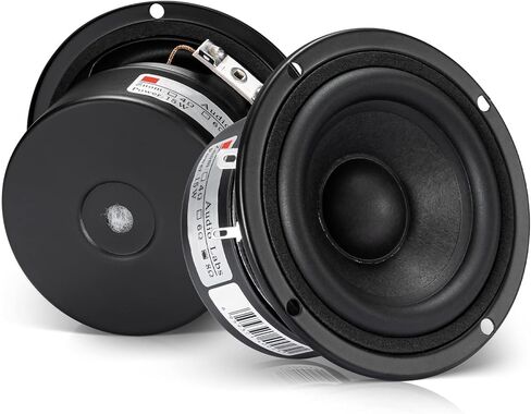 مكبر صوت Facmogu 2 قطعة 3 بوصة على رف الكتب كامل المدى، مكبر صوت HiFi 8 أوم | مكبر صوت مضاد للوسائط المتعددة مضاد للمغناطيسية للصوت الذي يمكنك صنعه بنفسك، مكبر صوت HiFi بقدرة 5-15 وات لمكبرات صوت رف الكتب، صندوق الازدهار والمسرح المنزلي in Kuwait