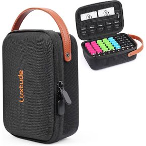 Luxtude Flash Drive Case, 61 Slots USB Case, Thumb Drive Bag,Jump Drive Case,USB Holder for Samsung,for Sandisk,for mosDART 8GB 16GB 32GB 64GB 128GB 256GB and USB Memory Stick,Fits, Case Only