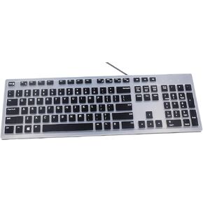 Silicone Keyboard Skin Cover Compatible with Dell Desktop KM636 KB216 Keyboard, Dell Optiplex 5250 3050 3240 5460 7450 7050, Dell Inspiron AIO 3475 3670 3477 All-in one Desktop Keyboard (Pink Ombre) in Kuwait