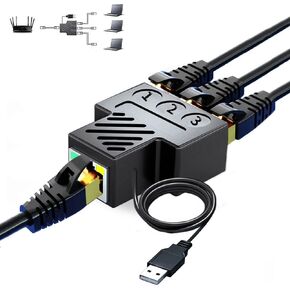 RJ45 Ethernet Coupler, Aoiutrn 4 Pack RJ45 LAN Internet Female to Female Network Extender Connector 10Gbps Extension Adapter for Cat5,Cat5e,Cat6,Cat7,Cat8 (RJ45) in Kuwait