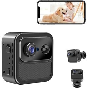ZTCOLIFE Mini Camera Spy Wireless, 4K Security Camera Indoor Wireless 100 Days Standby, Hidden Camera for Home Security, 140° Wide Angle Small Camera with Night Vision Motion Detection in Kuwait