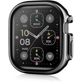 Compatible with Apple Watch Ultra 2/Ultra 49mm Bumper Case Screen Protector Cover Soft TPU Shockproof for Apple Watch Ultra 2/Ultra 49mm Case (Gold) in Kuwait