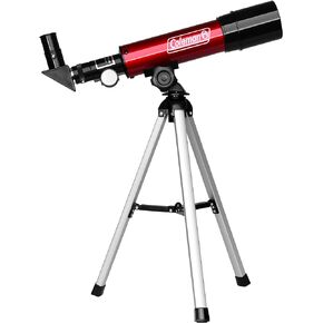 Coleman 360x50 Refractor Telescope Kit with Heavy-Duty Carrying Case, C36050 - Deep Space Black