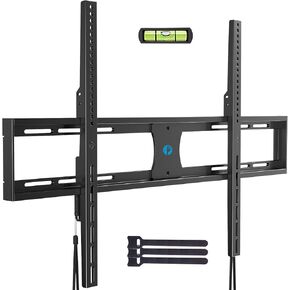 Pipishell منخفض الشكل تلفزيون مثبت على الجدار قوس نحيف للغاية لمعظم 42-90 بوصة LED، LCD بلازما شاشة مسطحة منحنية تلفزيون تصل إلى VESA 800x600 مم و59.8 كجم، يناسب 16 بوصة، 18 بوصة، 24 بوصة الأزرار in Kuwait