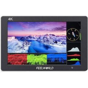 FEELWORLD T7 Plus 7" 3D LUT On-Camera Field Monitor with 4K HDMI Input/Output IPS 1920x1200 Rugged Aluminum Housing in Kuwait