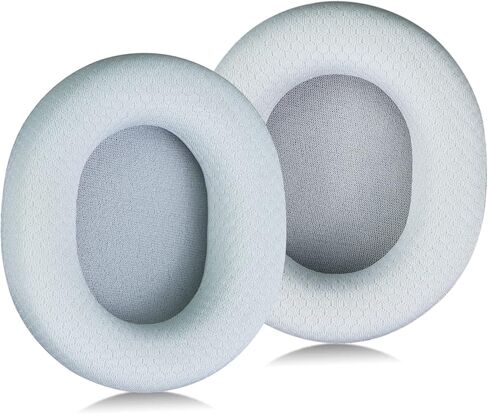 استبدال وسائد الأذن من Sinowo لسماعات SteelSeries Arctis 1/Arctis 3/Arctis 5/Arctis 7/Arctis 9X/Arctis Pro/Arctis Prime، وسادات أذن لسماعات الرأس (أبيض) in Kuwait