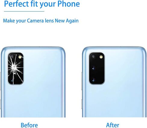 Vimour 2 Pieces OEM Rear Camera Glass Lens Replacement for Samsung Galaxy S20 with Adhesive and Repair Toolkit in Kuwait