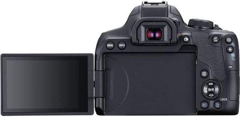 كاميرا Canon EOS Rebel T8i DSLR (الهيكل فقط) (3924C001) + شاشة 4K + Rode VideoMic + بطاقة ذاكرة سعة 64 جيجابايت + 3 بطاريات LPE17 + قارئ بطاقات + ضوء LED + برنامج Corel Photo Software + حقيبة + المزيد (متجددة) in Saudi Arabia