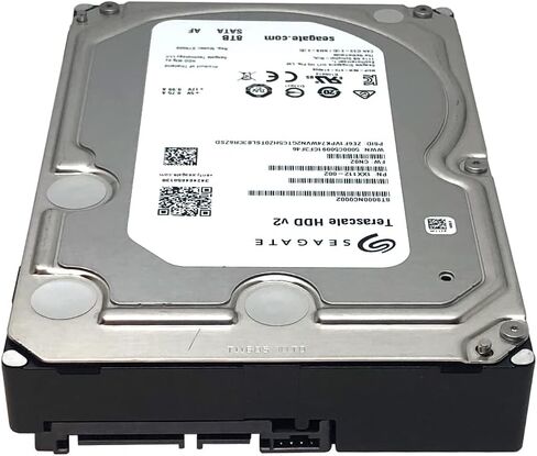 Seagate 8TB Terascale Enterprise HDD 7200RPM 256MB Cache SATA 6Gb/s 64MB Cache 3.5-Inch Internal Hard Drive (ST8000NC0002) - 3 Year Warranty (Renewed) in Saudi Arabia