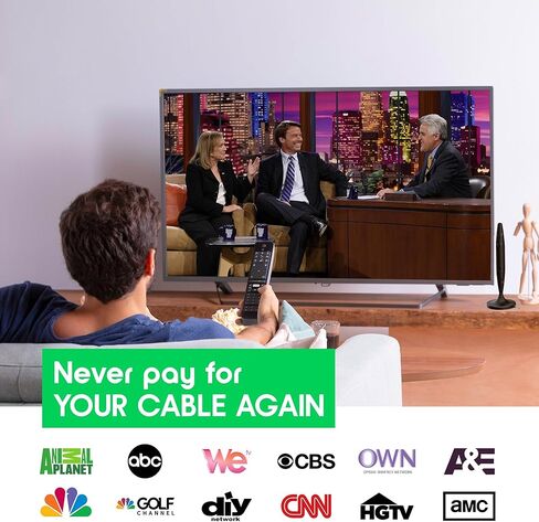 هوائي التلفزيون الرقمي الداخلي المضخم - أفضل مضخم صوت قوي ومعزز للإشارة ويصل نطاقه إلى أكثر من 350 ميلاً، ويدعم أجهزة التلفاز الذكية والأقدم بدقة 8K 4K Full HD مع كابل محوري بطول 9.9 قدم [إصدار 2023] in Kuwait