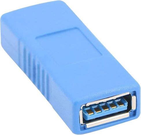 USB 3.0 Connector Female to Female Adapter USB 3.0 Coupler Adapter Converter Bridge Extension Coupler (Pack of 3, Black) in Kuwait