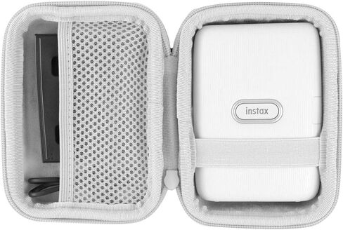 co2CREA Hard Case for Fujifilm Instax Mini Link 3 2 1 Printer, Rose Pink | Portable Storage, Space For Charging Cable, Organized Interior, Secure Zippered Shell in Saudi Arabia