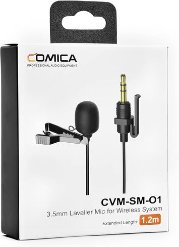كوميكا ميكروفون لافالير، CVM-SM-O1 احترافي متعدد الاتجاهات 3.5 ملم تي ار اس، ميكروفون بوم اكس-دي، كاميرا دي اس ال ار، وجهاز ارسال لاسلكي اخر، الخ in Kuwait