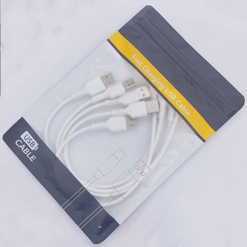 كابل Micro USB قصير بطول 1 قدم [5 حزم] USB 2.0 كابل شحن Micro USB سلك شاحن Android لهاتف Samsung Galaxy S7 Edge S6 J7 Note 5 LG Kindle Sony PS4 TV Stick الهواتف الذكية (أسود) in Kuwait