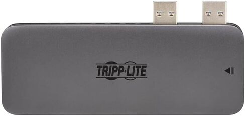 تريب لايت حاوية تخزين SSD خارجية مع كيبل USB-C لالعاب الكمبيوتر، M.2 NVMe وSATA SSD، نقل بيانات 10 جيجابايت في الثانية - ويندوز وماك او اس ولينكس - لا يتطلب برنامج، ضمان لمدة عام (U457-1M2-NVME-L) in Kuwait