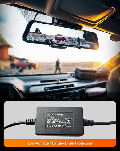 وولف بوكس مجموعة اسلاك صلبة USB C لـ G840S/G930/G910/G850/G900/G840H/i05، غير مناسبة لـ 890، كيبل شاحن سيارة بسلك صلب 12 فولت - 24 فولت الى 5 فولت لكاميرات داش مع حماية من تصريف البطارية in Kuwait