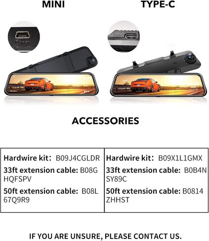 وولف بوكس مجموعة اسلاك صلبة USB C لـ G840S/G930/G910/G850/G900/G840H/i05، غير مناسبة لـ 890، كيبل شاحن سيارة بسلك صلب 12 فولت - 24 فولت الى 5 فولت لكاميرات داش مع حماية من تصريف البطارية in Kuwait