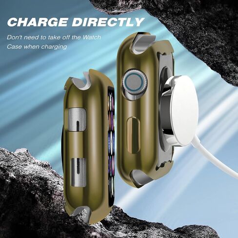 ORIbox Ultra Thin Case Compatible with Apple Watch Series 6/5/ 4/ SE, TPU HD Full Protective Case F3000001 Clear in Kuwait
