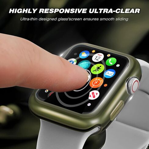 ORIbox Ultra Thin Case Compatible with Apple Watch Series 6/5/ 4/ SE, TPU HD Full Protective Case F3000001 Clear in Kuwait
