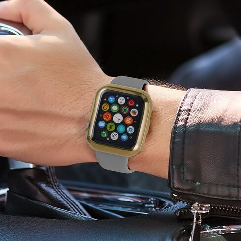 ORIbox Ultra Thin Case Compatible with Apple Watch Series 6/5/ 4/ SE, TPU HD Full Protective Case F3000001 Clear in Kuwait