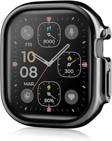 Compatible with Apple Watch Ultra 2/Ultra 49mm Bumper Case Screen Protector Cover Soft TPU Shockproof for Apple Watch Ultra 2/Ultra 49mm Case (Gold) in Kuwait