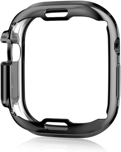 Compatible with Apple Watch Ultra 2/Ultra 49mm Bumper Case Screen Protector Cover Soft TPU Shockproof for Apple Watch Ultra 2/Ultra 49mm Case (Gold) in Kuwait
