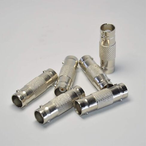 DC/BNC Connector Component: 5 BNC Coupler+5 DC Adapter Female to Female+5 DC Adapter Male to Male,for Indoor and Outdoor CCTV Home Security Surveillance Wire Connection.(15 Pack) in Kuwait