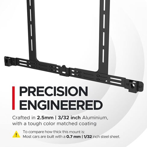 Sound Bass Arc Soundbar TV Mount Attachment, Under TV, Black in Kuwait