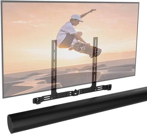 Sound Bass Arc Soundbar TV Mount Attachment, Under TV, Black in Kuwait