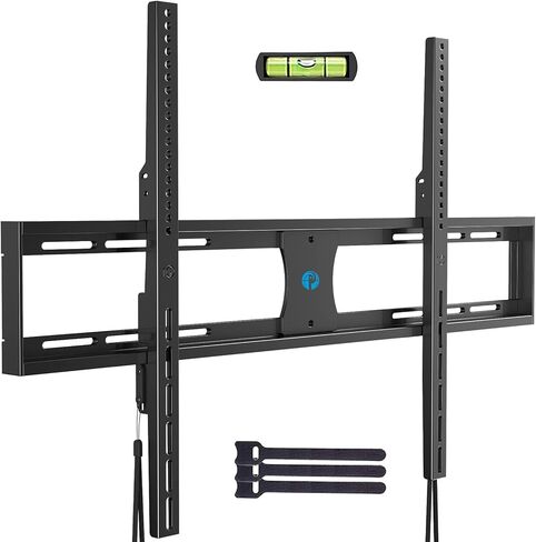 Pipishell منخفض الشكل تلفزيون مثبت على الجدار قوس نحيف للغاية لمعظم 42-90 بوصة LED، LCD بلازما شاشة مسطحة منحنية تلفزيون تصل إلى VESA 800x600 مم و59.8 كجم، يناسب 16 بوصة، 18 بوصة، 24 بوصة الأزرار in Kuwait