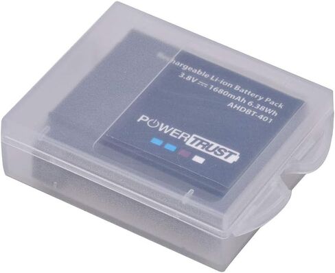بطارية PowerTrust 3 قطع AHDBT-401 لكاميرا Gopro Hero 4 AHDBT401 AHDBT-401 بطارية رقمية AHDBT 401 وشاحن USB ثلاثي المنافذ LED لكاميرا GoPro Hero4 HERO4 in Saudi Arabia