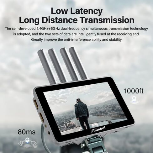 Shimbol ZO600M شاشة مراقبة ميدانية للكاميرا 5.5 بوصة 1000 nit DSLR مع جهاز إرسال أو استقبال لاسلكي مجاني وتسجيل فيديو HDR وتشغيله بزمن وصول منخفض in Kuwait