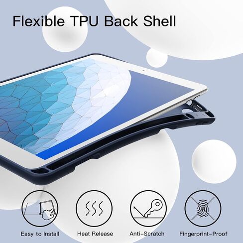 JETech Case for iPad Pro 10.5", iPad Air 3rd Gen 2019, Black in Saudi Arabia