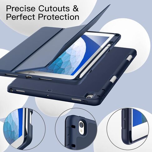 JETech Case for iPad Pro 10.5", iPad Air 3rd Gen 2019, Black in Saudi Arabia