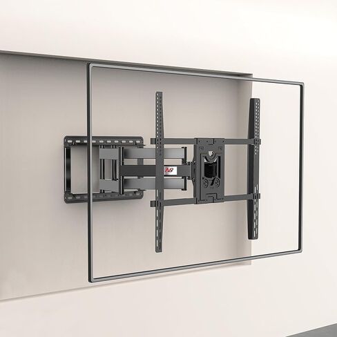 NB North Bayou Heavy Duty TV Wall Mount Double Arms Articulating Swivel TV Bracket for Most 75"-110 inch LED LCD OLED TVs VESA Compatible Hold up to 200 lbs Wall Bracket SP5 in Kuwait