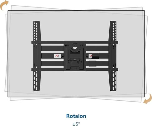 NB North Bayou Heavy Duty TV Wall Mount Double Arms Articulating Swivel TV Bracket for Most 75"-110 inch LED LCD OLED TVs VESA Compatible Hold up to 200 lbs Wall Bracket SP5 in Kuwait