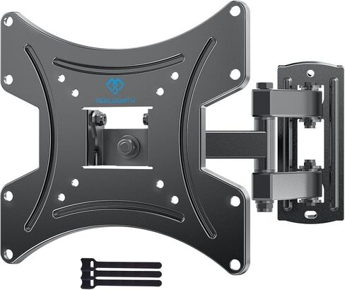حامل جدار تلفزيون PERLESMITH لأجهزة تلفزيون وشاشات مسطحة أو منحنية مقاس 13-42 بوصة، حامل حائط تلفزيون كامل الحركة مع أذرع مفصلية يمتد إمالة دوارة، دعامة تلفزيون زاوية بحد أقصى VESA 200 × 200 مم حتى 44 رطل، PSSFK1 in Kuwait